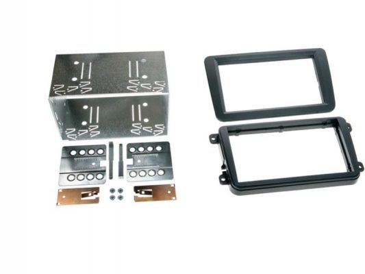 ACV Z-AC-VW-2-DIN-Radioblende-Rubbertouch, Ansicht 01
